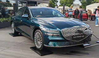 2026 Genesis G80, a photo of this model, not the listed car